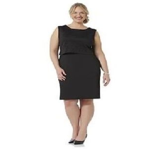 Women's Dress Metaphor Twofer Fitted size 2X, 3X NEW